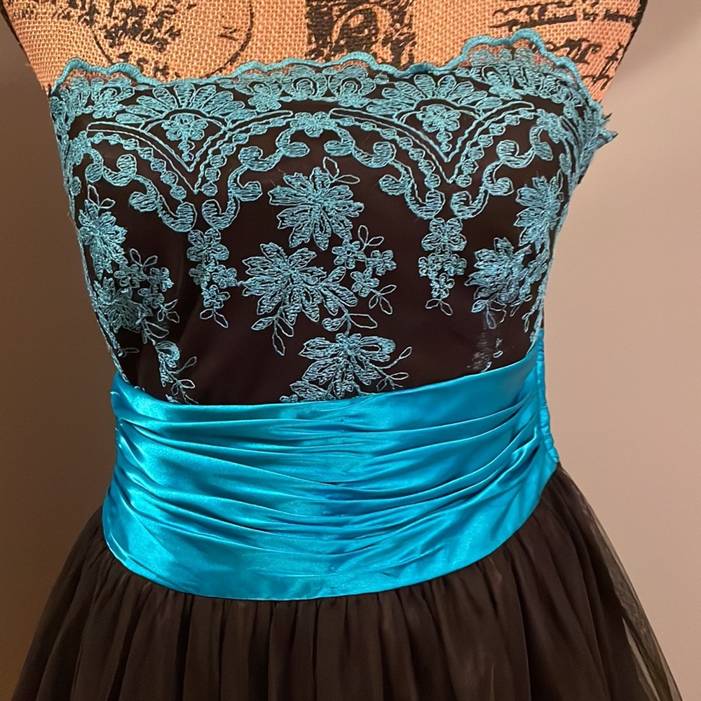 Hailey Logan by Adrianna Papell dress vintage 1980s size 9/10 - Picture 2 of 9